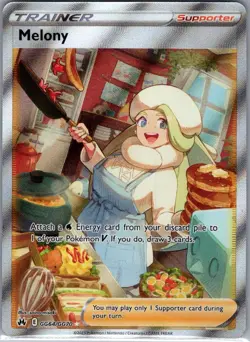 Melony GG64/GG70 Crown Zenith: Galarian Gallery - Pokemon Card - NM - Image 1