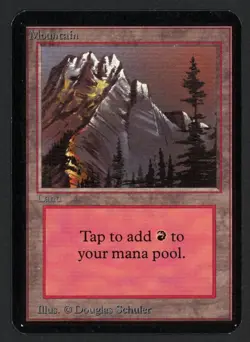***Alpha Mountain Slate*** MTG Alpha Magic Kid Icarus - Image 1