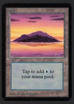 ***Alpha Island Sunset*** MTG Alpha Magic Kid Icarus - Image 1