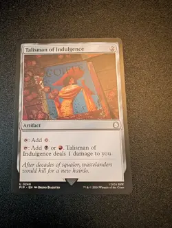 Talisman of Indulgence - Universes Beyond Fallout - MTG - Near Mint - Image 1