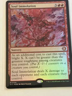 Soul Immolation Lorwyn Eclipsed Foil 156 - Image 1
