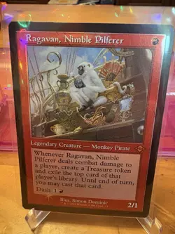 Ragavan, Nimble Pilferer (Retro Frame) Modern Horizons 2 Foil MTG NM - Image 1