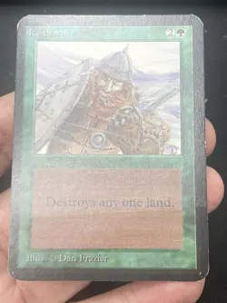 ***Alpha Ice Storm (Horizontal Bend)*** MTG Alpha Magic Kid Icarus - Image 3