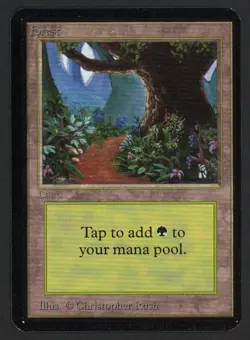 ***Alpha Forest Path*** MTG Alpha Magic Kid Icarus - Image 1