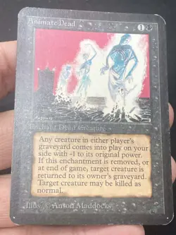 ***Alpha Animate Dead*** MTG Alpha Magic Kid Icarus - Image 3