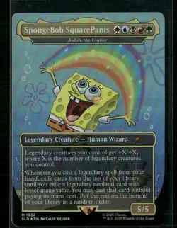 Spongebob Squarepants x Secret Lair #1932 Spongebob Squarepants - Rainbow Foil - Image 1