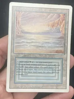 ***Underground Sea (Edge Bend)*** MTG Revised Magic Kid Icarus - Image 3