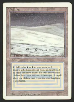 ***Tundra (Ring Ding)*** MTG Revised Magic Kid Icarus - Image 1