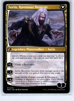 Magic_the_gathering Modern Horizons 3 #245 Sorin of House Markov Dual-sided .VO4 - Image 2