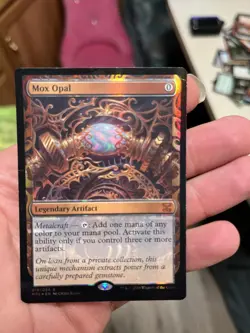 Wizards of the Coast Mox Opal Foil Legendary Artifact Masterpiece MTG Kaladesh - Image 1