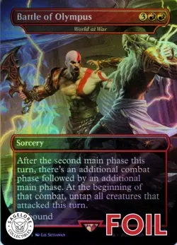 MTG Battle of Olympus (2208) | NM Foil | Secret Lair God of War {SLD} - Image 1