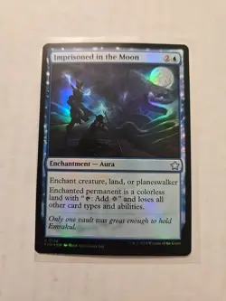 Imprisoned in the Moon (Foil) - Foundations - LP - Uncommon - Enchantment Aura - Image 1