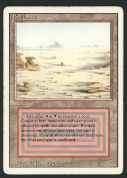 ***Badlands*** MTG Revised Magic Kid Icarus - Image 1