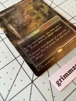 MTG Lorwyn Eclipsed Temple Garden (Borderless) Foil R 0351 ECL! - Image 2