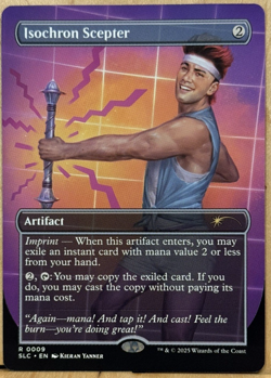 LIMITED EDITION Secret Lair MtG Isochron Scepter Unplayed NM BORDERLESS! - Image 1