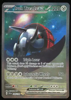 Pokemon TCG Iron Treads ex Illustration Rare 248/198 Scarlet & Violet Base NM - Image 1