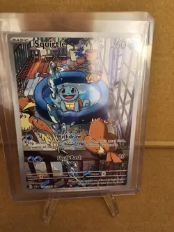 Pokemon Squirtle 148/142 Illistration Rare Stellar Crown NM Pack Fresh - Image 1