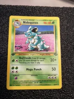 Nidoqueen 23/64 Jungle Regular Non Holo 1st Edition Pokemon WOTC - Image 1