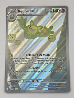 Reuniclus SVP EN 212 Pokemon TCG: Scarlet & Violet Black Star Promos Back Bolt - Image 1
