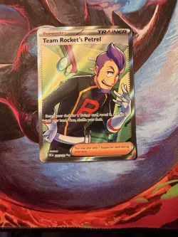 Pokemon TCG Team Rocket's Petrel 226/182 Destined Rivals Full Art Ultra Rare NM - Image 1