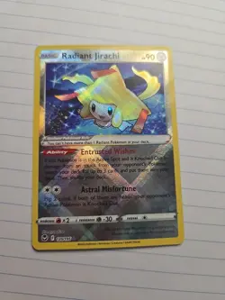 Pokemon - Silver Tempest - Radiant Jirachi 120/195 - Image 1