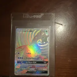 Pokemon Lapras GX 151/149 Secret Rare Full Art Holo SM Base Set 190 HP - Image 1