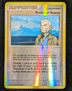 Professor Rowan - Diamond & Pearl 112/130 Reverse Holo Uncommon - LP+ - Pokemon - Image 1