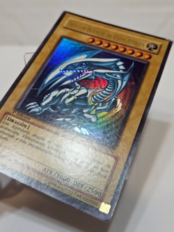 SPANISH Blue-Eyes White Dragon BIK-S001 Ultra Rare 1st Edition Yugioh 7928 - Image 2