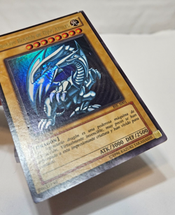 SPANISH Blue-Eyes White Dragon BIK-S001 Ultra Rare 1st Edition Yugioh 7928 - Image 5