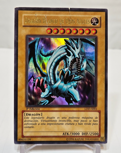 SPANISH Blue-Eyes White Dragon LDD-S001 Ultra Rare 1st Edition Yugioh 7924 - Image 1