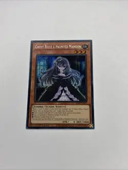 Yu Gi Oh Ghost Belle & Haunted Mansion (RA01-EN011) Secret Rare 1st Edition - Image 1