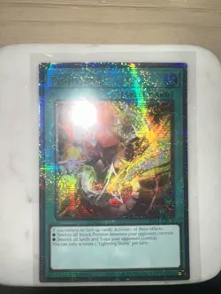 Yugioh TCG New Art Lightning Storm Quarter Century Secret RA04-EN094 Yu-Gi-Oh! - Image 2