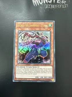 YUGIOH SECRET SIX SAMURAI FUMA ULTRA RARE DUOV-EN070 1ST EDITION - Image 1