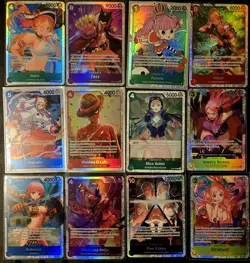 ONE PIECE CCG LOT OF 11 SRs NAMI, PERONA, LUFFY, 5 ELDERS + PRB02 NICO ROBIN - Image 1