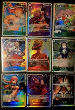 ONE PIECE CCG LOT OF 11 SRs NAMI, PERONA, LUFFY, 5 ELDERS + PRB02 NICO ROBIN - Image 2