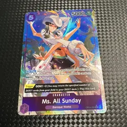 Ms. All Sunday Alternate Art Kingdoms of Intrigue OP04-064 - Image 1