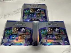 Disney Lorcana TCG Rise of the Floodborn Collectors Edition Gift Set Lot Of 3 - Image 1