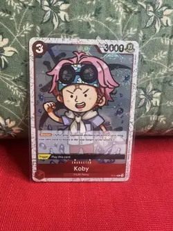 One Piece Card Game PRB-01 The Best - Koby P-014 (ENGLISH) Jolly Roger Foil - Image 1