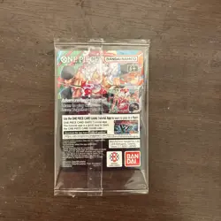Bandai Namco One Piece CCG Monkey.D.Luffy US Voyage Promo Holo Card (UNOPENED) - Image 2