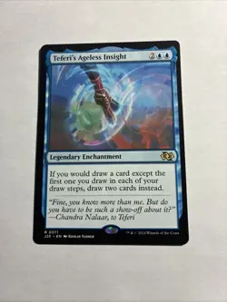 Teferi's Ageless Insight - Foundations Jumpstart MTG Plus Bonus Card!!! - Image 1