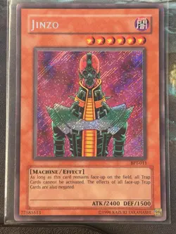 Yu-Gi-Oh! TCG Jinzo BPT-011 Limited Secret Rare Card - Image 1