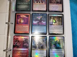 !2 FOILS Page Cards Collection in Binder. And 1,000+ Random Magic Cards - Image 2