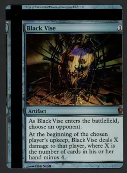 ***FOIL Black Vise NFC Miscut*** MTG From the Vault Relics Magic Kid Icarus - Image 1