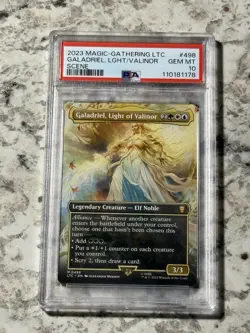Galadriel Light of Valinor (498) PSA 10 GEM MINT (MTG Lord of the Rings 2023) 3 - Image 1