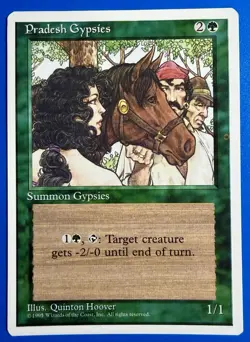 1 BANNED MTG | Pradesh G | Fourth Edition | 1995 | Magic The Gathering |NM - Image 1