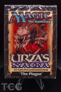 Urza's Saga Preconstructed Deck "The Plague" Sealed - 1998 Magic the Gathering - Image 1