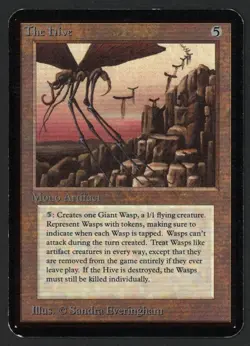 ***Alpha The Hive (Light Indents)*** MTG Alpha Magic Kid Icarus - Image 1