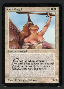 ***Alpha Serra Angel*** MTG Alpha Magic Kid Icarus - Image 1