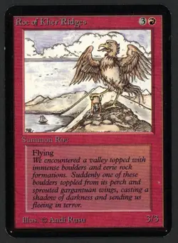 ***Alpha Roc of Kher Ridges*** MTG Alpha Magic Kid Icarus - Image 1