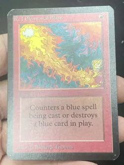 ***Alpha Red Elemental Blast (Edge Indent)*** MTG Alpha Magic Kid Icarus - Image 3